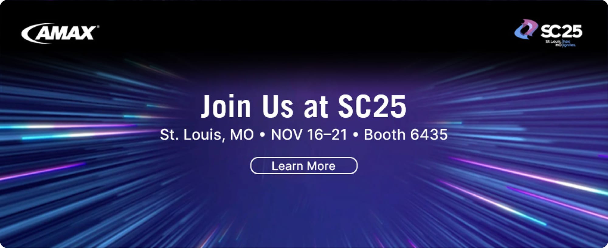 AMAX SC25 Trade Show Banner