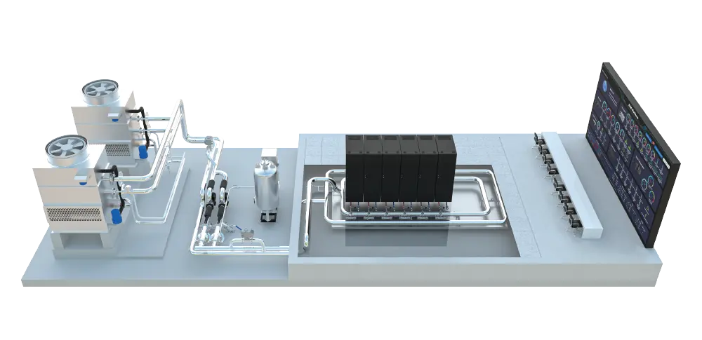 AMAX Liquid Cooled Compact Data Center Solution